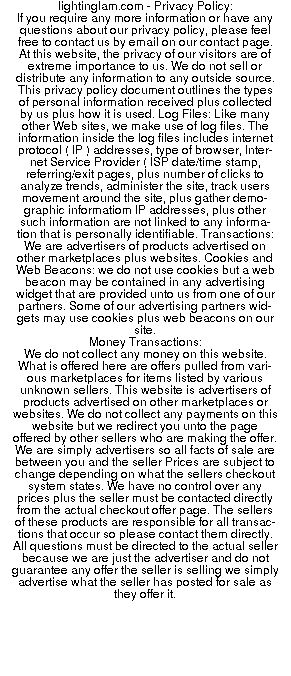 lightinglam privacy