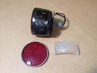 070357475837 Vintage Bryt Lite Metal Taillight With Glass Red