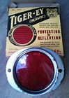 100-0 Tiger-ey Vintage Red No Reflector In Box Rat Rod Trailer Do-ray