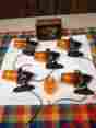 13m1 Signal Stat Vintage Full Set Of 5 Cab Fender Lights Ih International Truck Mack 13m2