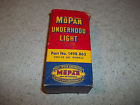 1498 Mopar Chrysler Nos Vintage Underhood Light Part 863 All Models 1951-53 Original Box