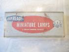 1850 Electric Vintage Eveready General Union Carbide Miniature Lamps In Box