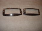 200855 Kaiser Pair Of Frazer Tail Light Bezels