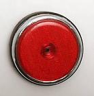 211-555r Westcoast Metric Reflector Red Rear Round With Base Seal Bus