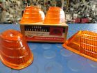 3904 Arrow Vintage Amber Glass