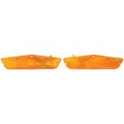 40-281620-1 Full Size Chevy Parking Light Lenses Amber Eckler