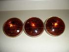4414a Spare Signal Lot Amber Pair Glass Bulb 12 Beam Light Ge Sealed Volt 3