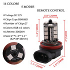 5050smd 444 Led Fog Lights Bulbs Bulb Rgb Multicolor Jp 722970185289