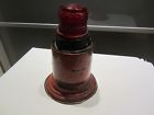 45-604 Kd Vintage Emergency Red Light Beacon Uses Large Volt Batt