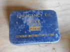48-49-50-51-52-47-46-38-39-37-1952-1953-1939-1938 Gm Old Original Vintage Emergency Auto Kit Tin Can Box