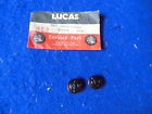 524871 Lucas Nos Red Plastic Side Lamp Medallions Prewar Morgan Mg