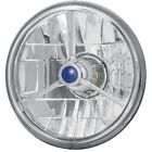 55-198500-1 El Camino Retro Headlight Bulbs Diamond Cut With Blue Dot