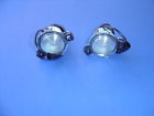 55c-13465 Chevrolet Bel Air Rear License Plate Light Kit With Bulbs