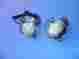 56c-13465 1956 Chevrolet Bel Air 210 150 Rear License Plate Light Kit-complete With Bulbs