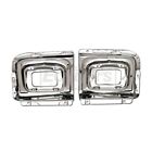 57-130617-1 Chevy Parking Light Backing Plates Stainless Steel Eckler