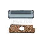57-130779-1 Chevy License Plate Light Lens Clear With Gasket Eckler