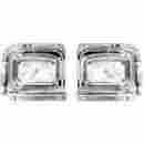 57-281287-1 Premier Quality Products Chevy Parking Light Backing Plate Kit 1956 57-281287-1 Premier Quality Products Chevy Parking Light Backing Plate Kit 1956