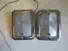 5942167 Fia-54 Guide Vintage Pair Of Original 1954 1955 Chevy Truck Parking Light Lenses Beze