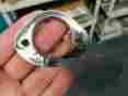 5945959 1955 56 57 Belair Wagon Rear License Light Bezel
