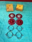 5956039 Chevy Corvair Tail Light Back Up Reverse Lamp Lens Set