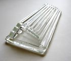 6144 Igc Clear Glass Vehicle Lens Vintage Ribbed Convex Rectangle