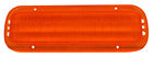 67-13208-gmc Counterpart Parking Light Lens With Rivets Amber Or