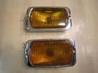 77-148 Tuff Bilt Vintage Tb Amber Glass Lens Quartz Halogen Fog