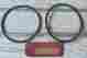 78-13456-b Nos 1937 Ford Tail Light Lens Rubber Gasket Pair Fomoco