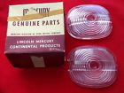 7ra-13208-up Mercury Genuine Parts Nos Pair Of Park Lamp Lenses Glass
