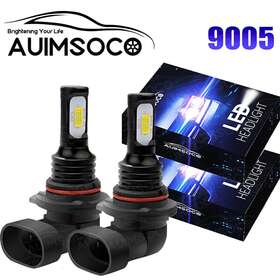 Auimsocor0903 Auimsoco 9005 Hb3 Led Headlight Bulbs 6000k White High Beam Super Bright