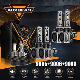 Tk-q30566-001 Auxbeam For Toyota Corolla 2005 2006 2007 2008 Led Headlight Fog Light Bulb 6pcs