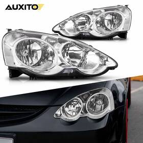 33151s6ma01 Auxito Clear Fits 2002-2004 Acura Rsx Headlights Lamps Left Right Pair Replacement