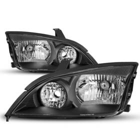 7s4z13008e Auxito 7s4z13008c 2x Black Housing Clear Lens Headlights For 2005 2006 2007 Ford Focus