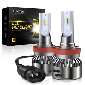 Auxitoc7h8 Auxito H11 Led Headlight Kit Low Beam Bulb Super Bright 6000k Bulbs Free Return