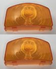 B5c-13208-ambx2 Randwspeedshop Pair Ford Amber Parking Light Lens Pickup Truck