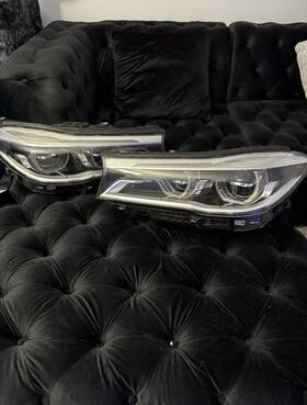 63117408710 Bmw Headlight Led Adaptive 16 17 18 19 7 Series G12 G11 750 Passenger Right Oem