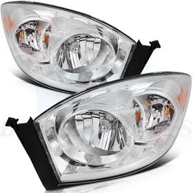 10330992 Byuscarparts Headlamps Set For 2006-2009 Dodge Ram 2500 3500 Headlights Left Right Sides