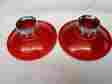 C4az-13450c 1963 Ford Galaxie Stop And Tail Light Lens Pair