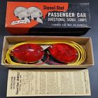 C9r-6v Signal Stat Nos Red Cab Light Lamps Pair Old Truck