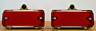 E-2385 Twe Chevrolet El Camino Rear Bumper Reflectors Housings New In