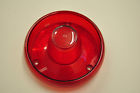 Fab-13444-a Ford Tail Light Lens Plain All Red No Chrome Box