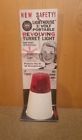 Fl-4w Fedtro Vintage Red Flashing Emergency Revolving Turret Light New Old