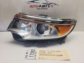Ax17392 Ford 2011 2012 2013 2014 Edge Left Driver Halogen Headlight Oem