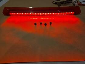 Hyundai 92700-1e200 2006-2011 Accent Spoiler Mount 3rd Brake Stop Light Red Led Oem