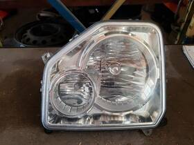 114-01287ar Jeep Passenger Headlight Lhd Chrome Bezel With Fog Lamps Fits 08-12 Liberty 190547