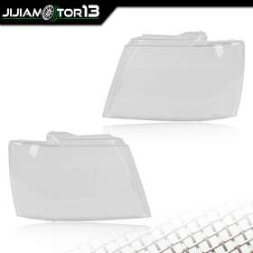 J-02hlc4539acl Jijiamotor13 Headlight Lamps Protector Clear Lens Cover Fit For 2007-14 Chevy Tahoe Suburban