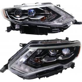 Plx-m0-315-11aml-as2-cl360a55 Karparts360 For Nissan Rogue Headlight Assembly 2017 2018 Pair Passenger And Driver Side Led