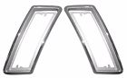 L3661d - L3661c Dynacorn Mustang Front Marker Light Chrome Bezels Pair Oem Free