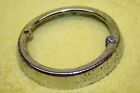 1-backup Lamp 1956 Bezel Chrome Reverse Pontiac 1955 Original Light Trim