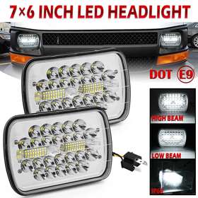 1003y-w-2 Ledlight23 Pair 7ftftx6ftft Led Headlights Fit Chevy Express Cargo Van 1500 2500 3500 4x4 Truck